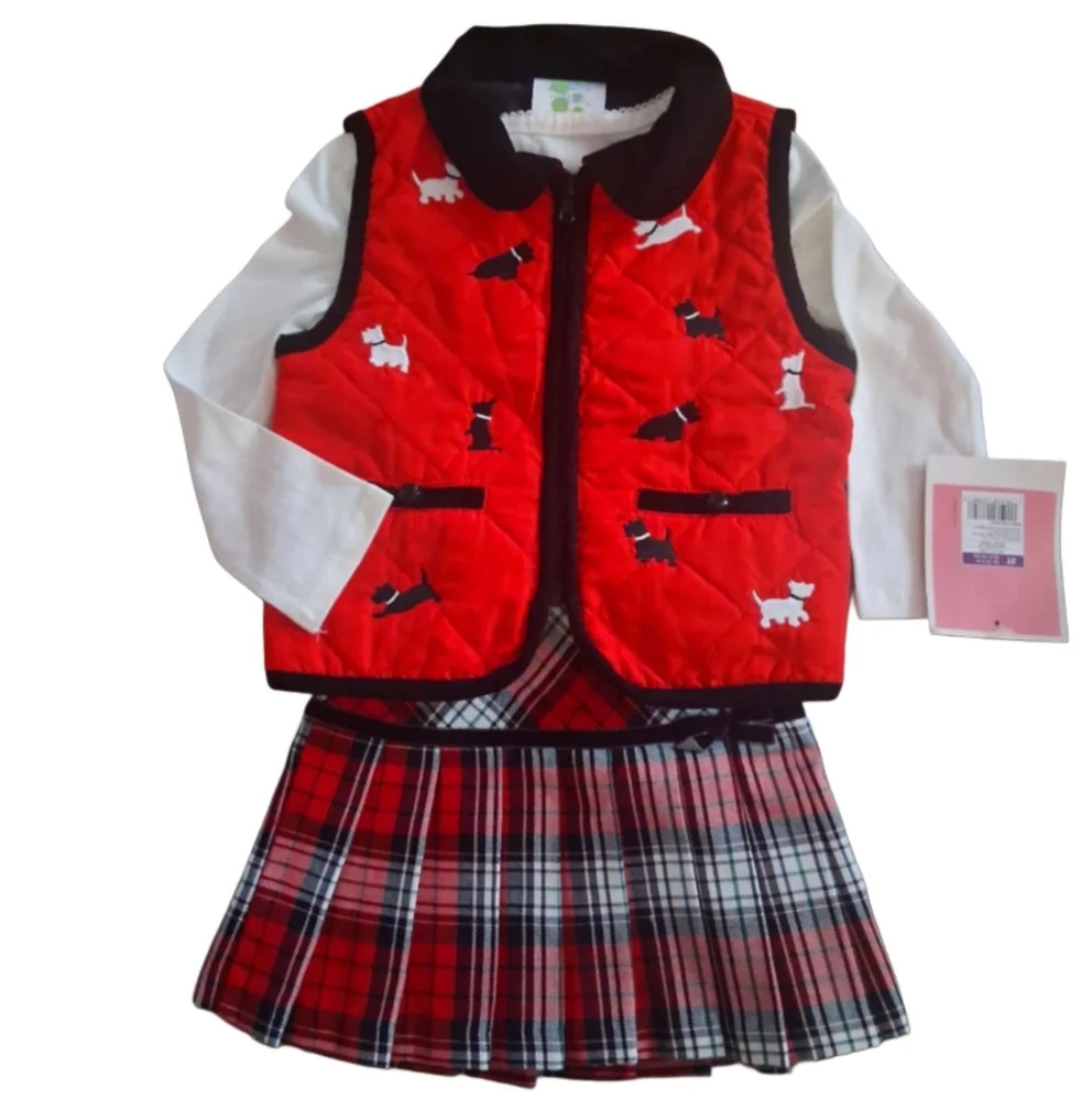 OshKosh B'gosh Red and Black Plaid Kids Costume